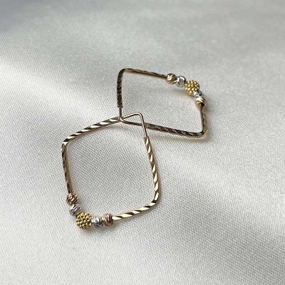 گوشواره سوپر طلا وزن 1/5 گرم