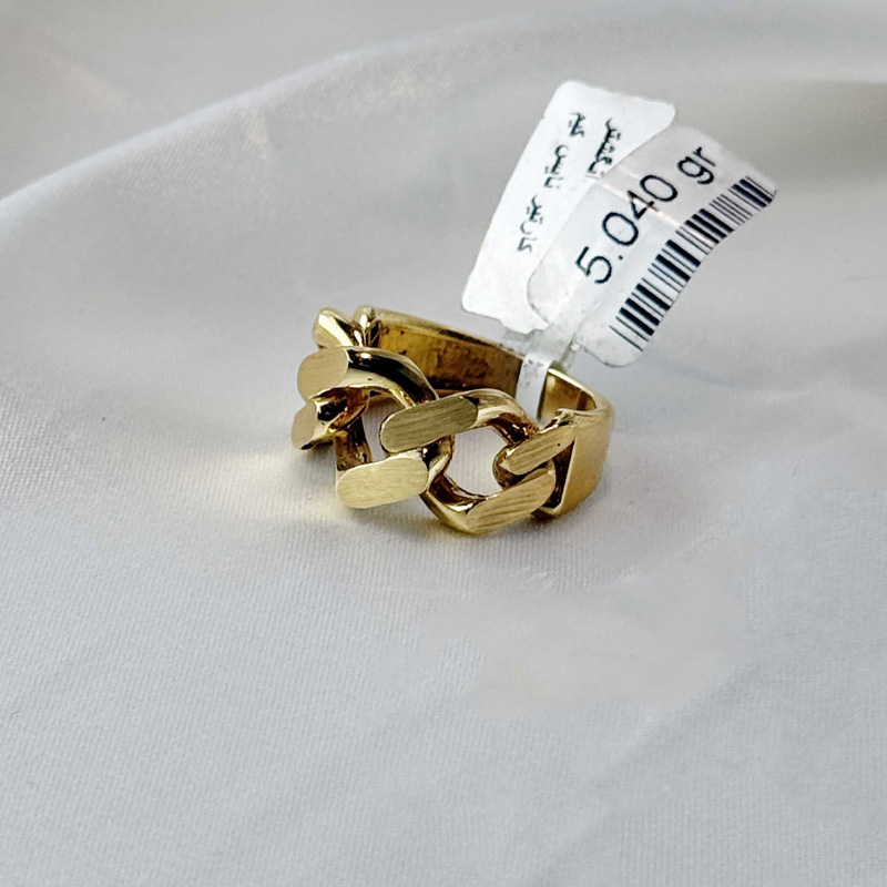 cartier-nice-gold-ring-18k-5-040g انگشتر طرح کارتیه نایس طلا ۱۸ عیار وزن 5/040 گرم از گالری طلا زمرد