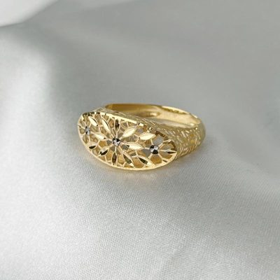 انگشتر طرح آوا کیم طلا وزن 1/750 گرم