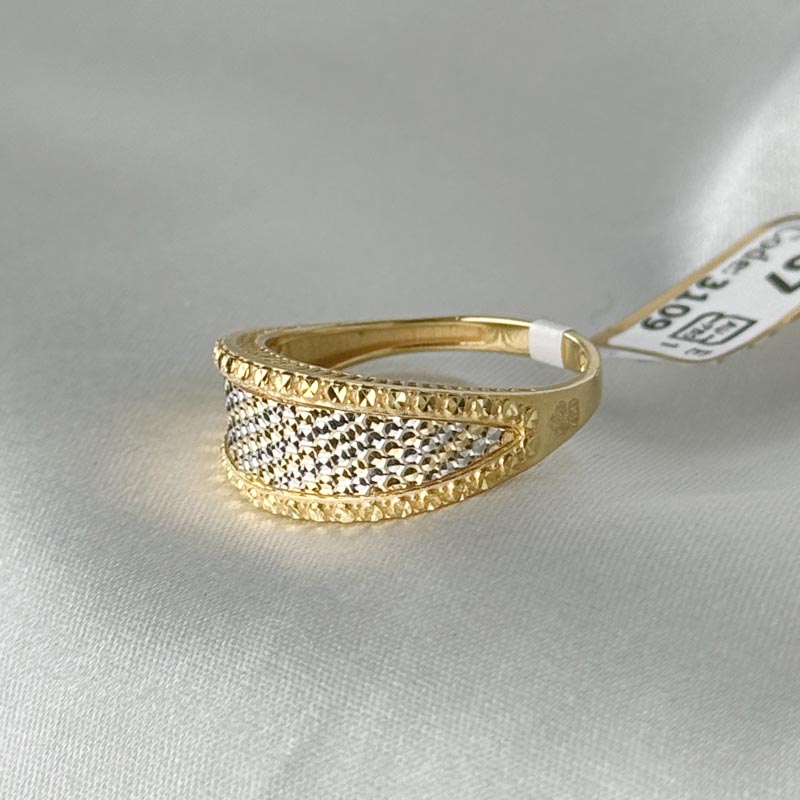 انگشتر طرح آوا کیم طلا وزن 1/87 گرم