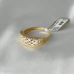 انگشتر طرح آوا کیم طلا وزن 1/89 گرم