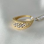 انگشتر طرح آوا کیم طلا وزن 1/95 گرم