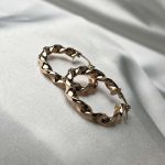 گوشواره رزگلد طلا وزن 4/060 گرم