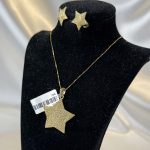 نیم‌ست ستاره شنی طلا وزن 5/51 گرم