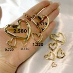 آویز قلب دفرمه گرازیلا طلا 18 عیار از گالری طلا زمرد