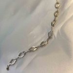 دستبند طلا سفید بدون اجرت 6.460 گرم