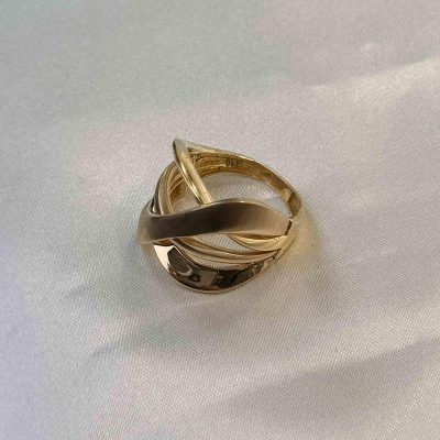 انگشتر طلا تاج بدون اجرت وزن 5/750 گرم از گالری طلا زمرد