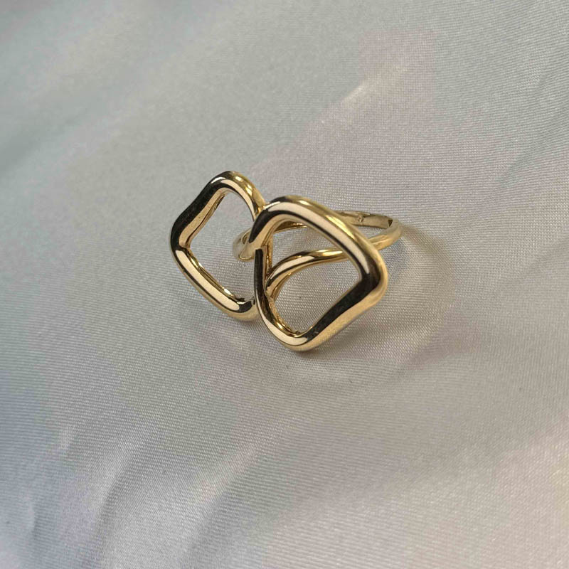 انگشتر طلا بی‌نهایت بدون اجرت وزن 3/490 گرم از گالری طلا زمرد