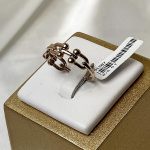 انگشتر طلا تیفانی رزگلد مینیمال وزن 1/39 گرم - Image 2