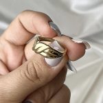 انگشتر طرح سوپر مینیمال وزن 1.85 گرم - Image 2