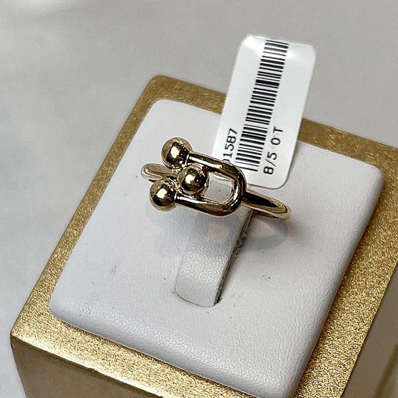 انگشتر طلا مینیمال طرح تیفانی سور وزن 1/3 گرم از گالری طلا زمرد