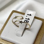 انگشتر طلا مینیمال طرح نولان وزن 1/21 و 1/18 گرم از گالری طلا زمرد