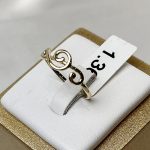 انگشتر طلا مینیمال طرح هندسی نولان وزن 1/36 گرم از گالری طلا زمرد