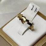 انگشتر طلا مینیمال طرح مارپیچ هندسی وزن 1/600 گرم از گالری طلا زمرد