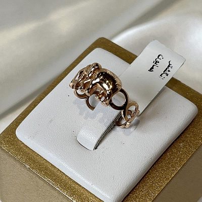 انگشتر طلا مینیمال طرح فیل وزن 1/49 گرم از گالری طلا زمرد