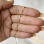 دستبند طلا گوارسه بدون اجرت ۱۸ عیار سبک – جواهری زمرد