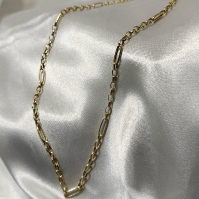 گردنبند دیپلمات طلا ۱۸ عیار ۵۰ سانتی ۵.۹۴۰ گرم بدون اجرت – جواهری زمرد