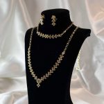 سرویس طلای پرسی یاسی با وزن ۱۰.۹۱ گرم – جواهری زمرد